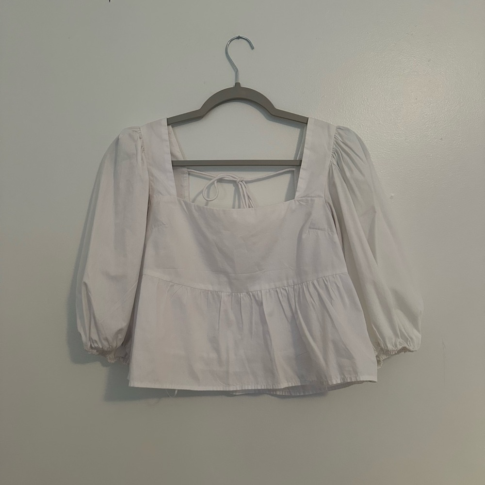Abercrombie & Fitch Puff Sleeve Top